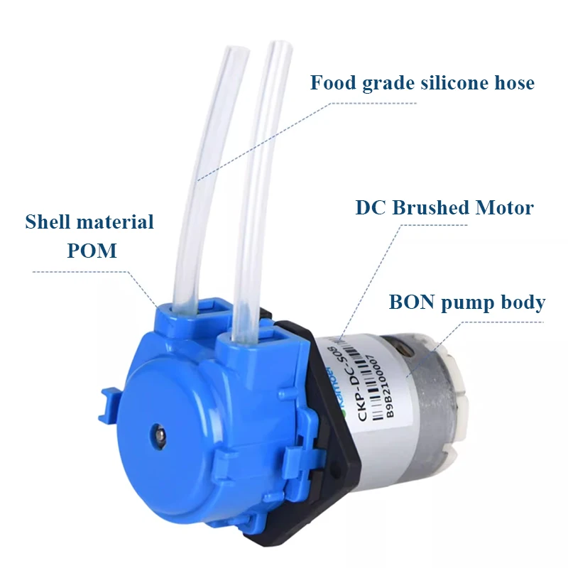 12V Peristaltic Metering Self-priming Reversible Pump
