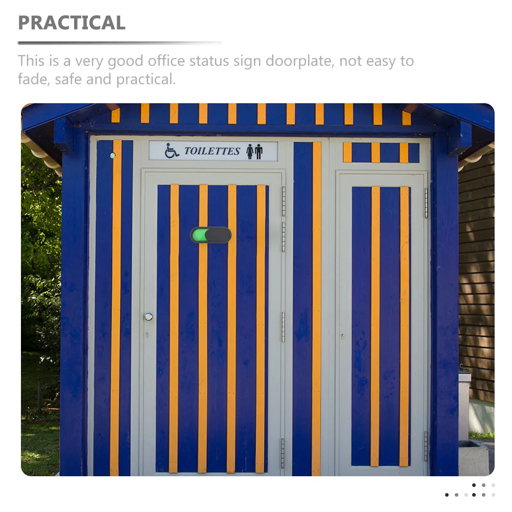 

Plastic Vacant Occupied Slider Privacy Door Office Conference Room Indicator Bathroom Toilet Stop Sign Restroom In Use