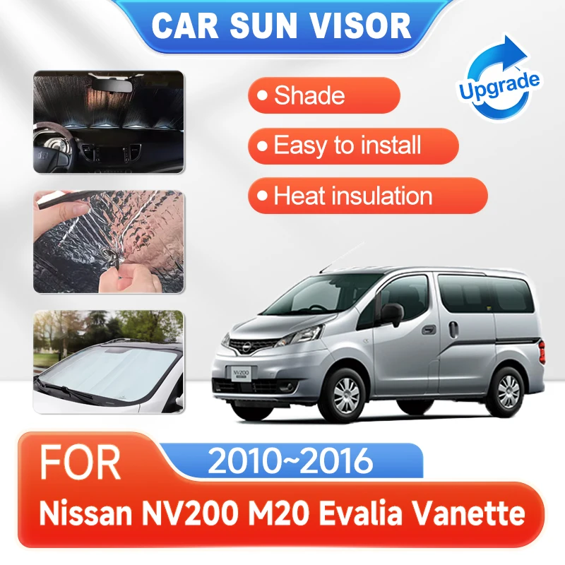 

Car Full Coverage Sunshades For Nissan NV200 M20 Evalia Vanette 2010~2016 Protectors Sunscreen Window Sunshade Cover Accessories