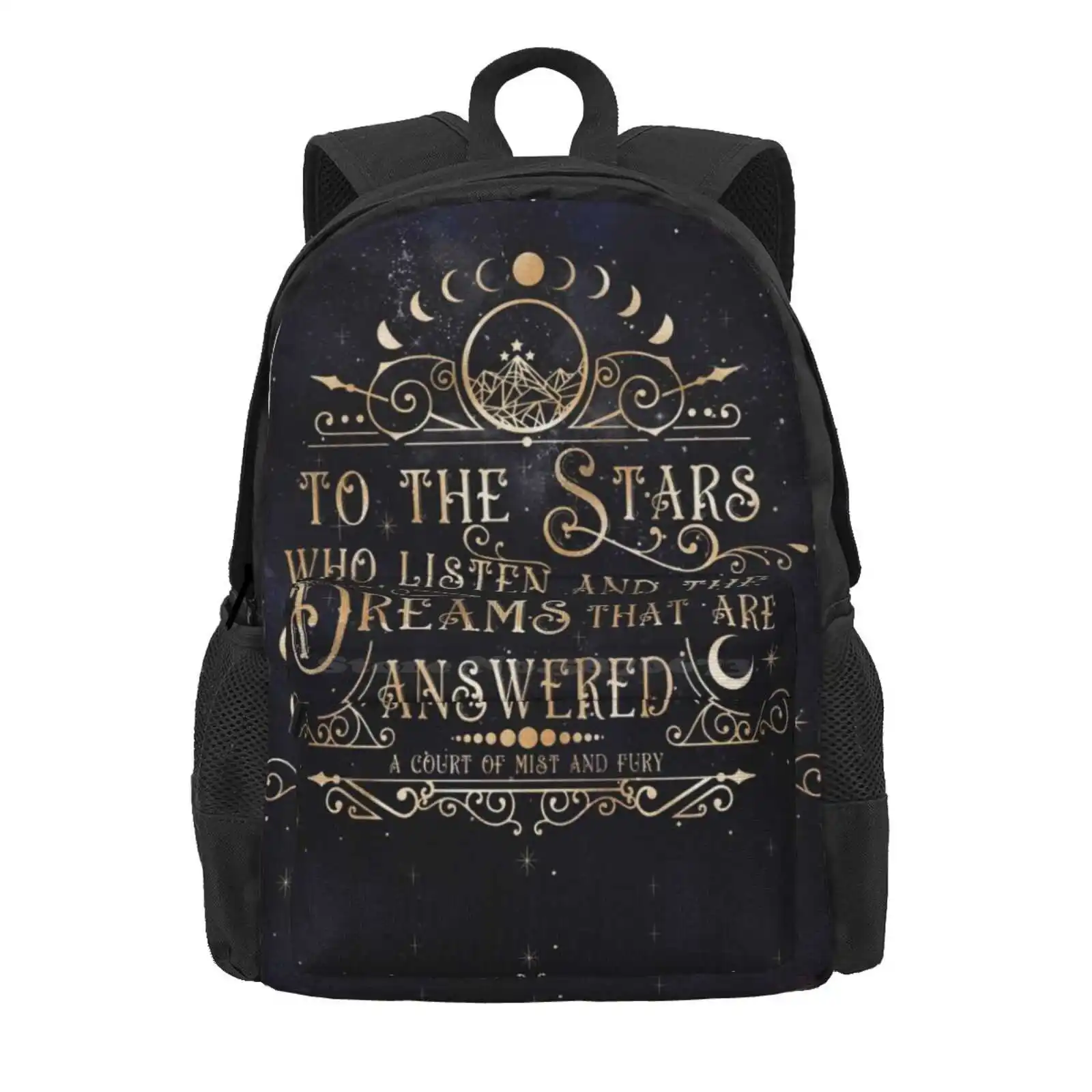 To The Stars Hot Sale Schoolbag Backpack Fashion Bags Acotar Rhysand Acomaf Acowar Kimcarlika