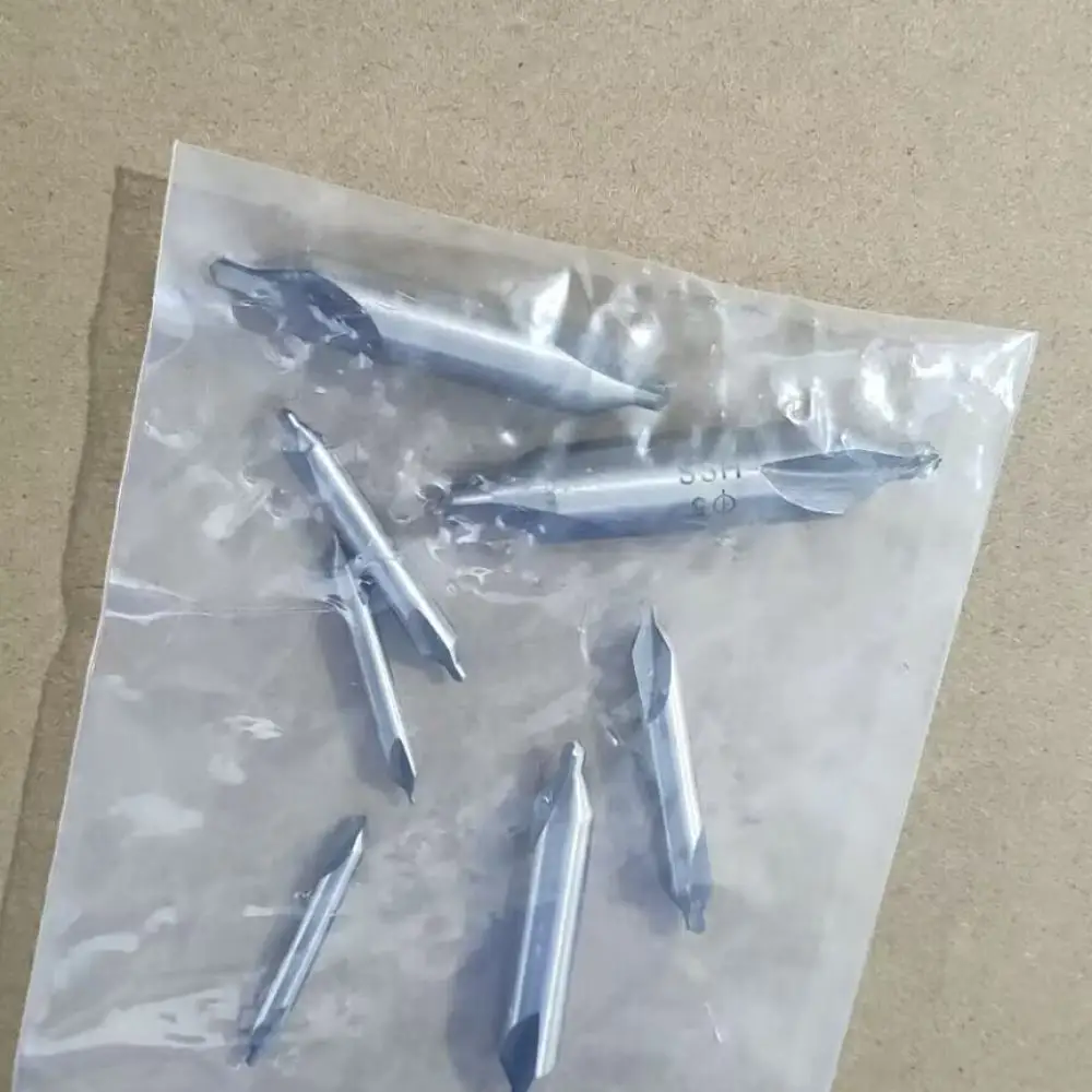 HSS Center Drill Bits Set For Lathe Machining Tools A Type Countersink Positioning Accurate Hole Cutting Accessory