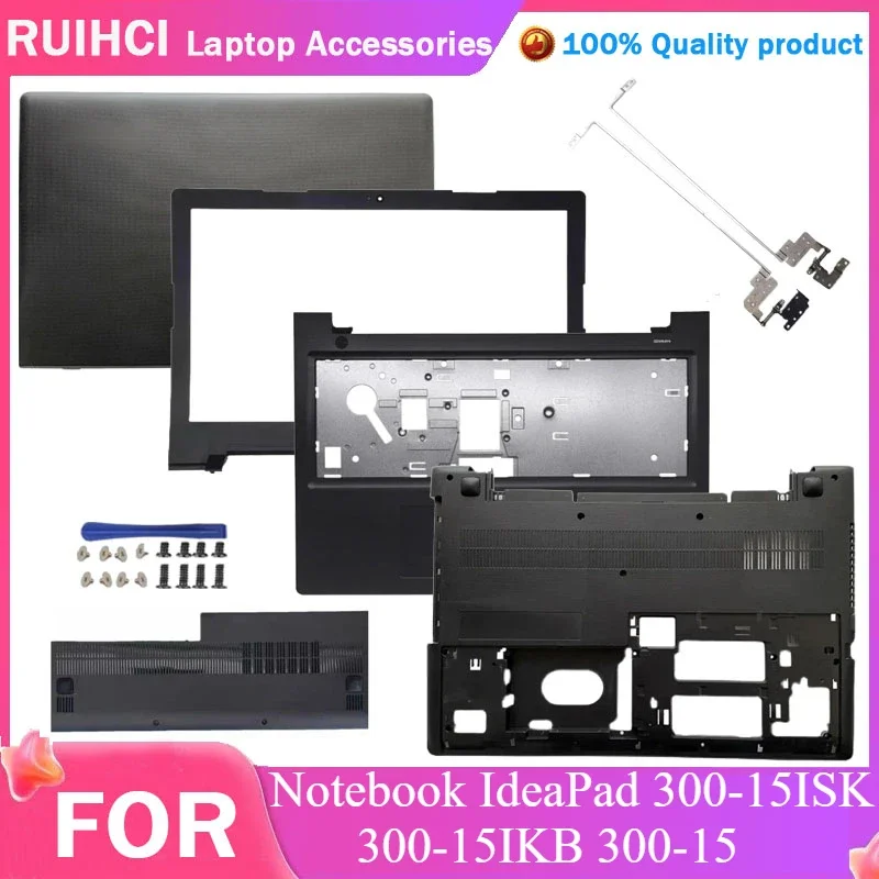 

NEW Laptop For Lenovo Notebook IdeaPad 300-15ISK 300-15IKB 300-15 LCD Back Cover Front Bezel Upper Palmrest Bottom Case Keyboard