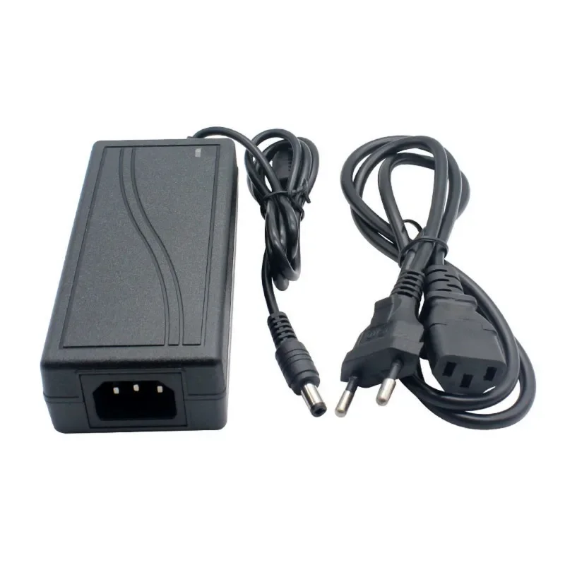 Adattatore per caricabatterie cc 12V 5A CCTV EU US Plug alimentatore + cavo Splitter di alimentazione a 8 vie per Monitor CCTV telecamera di sicurezza CCD