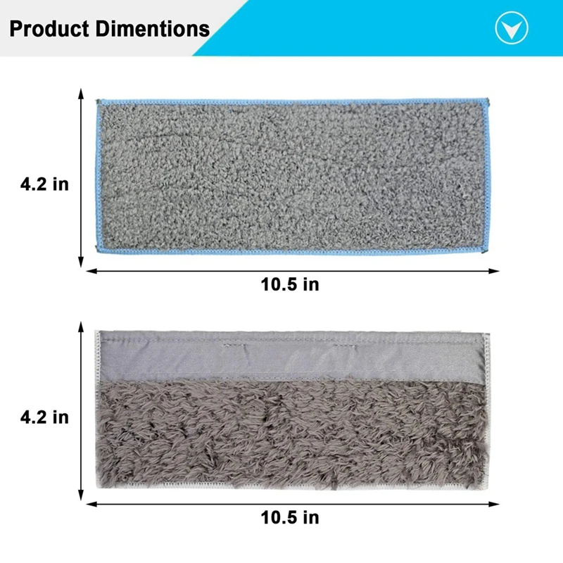 Bantalan pel basah & kering, suku cadang ban pengganti untuk Irobot Braava Jet M6 (6110) (6012) (6112) (6113) Ultimate Robot Mop