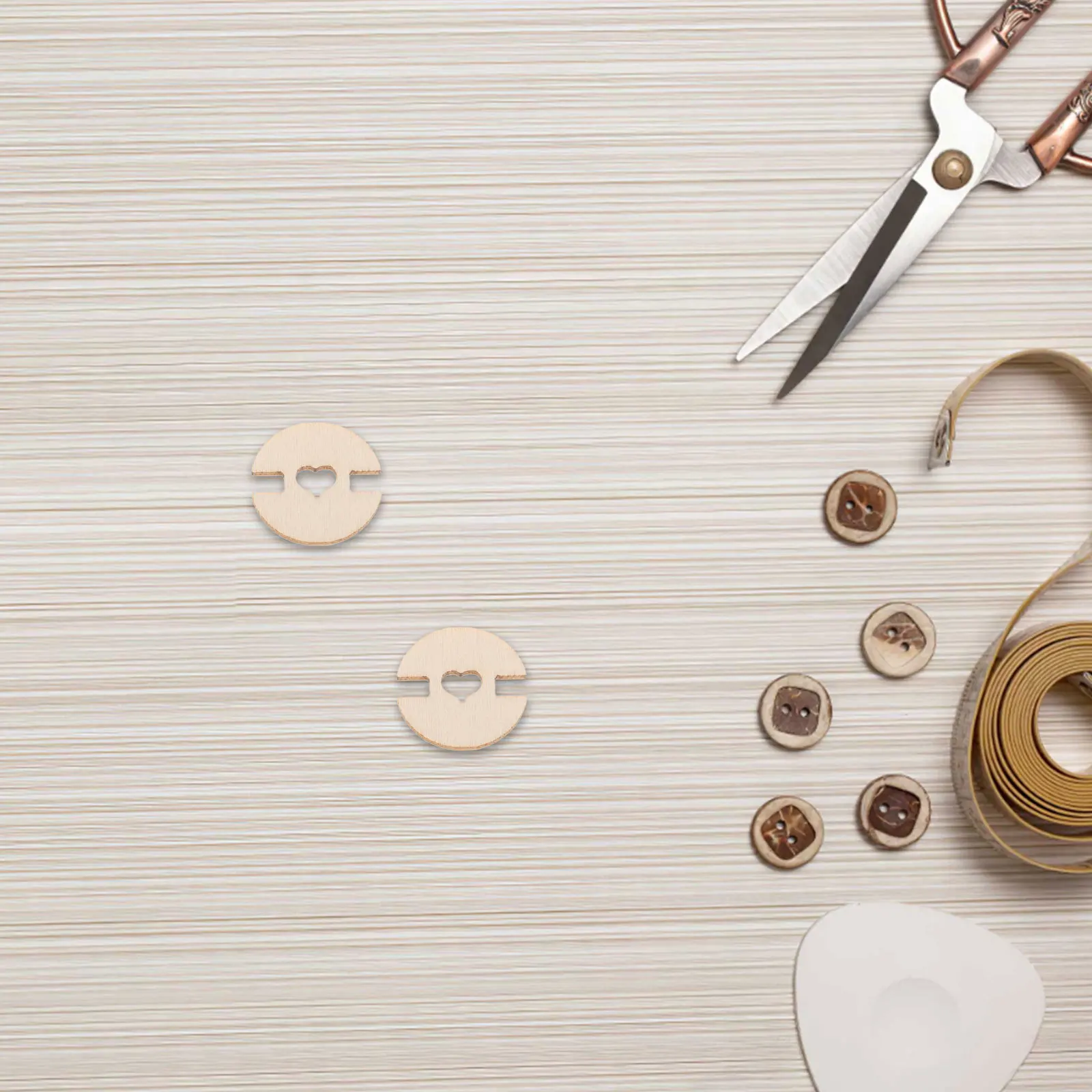 

100pcs Wooden Hat Button Natural Round Fastener For Beanie Pom Pom Attachment Diy Hat Topper Accessories Sewing Button Knitting