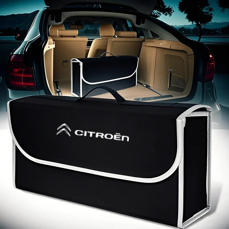 Car Trunk Large Capacity Folding Felt Cloth Storage Bag For Citroen C1 C2 C3 C4 C5 C6 C8 C4L DS3 DS4 DS5 DS5LS DS6