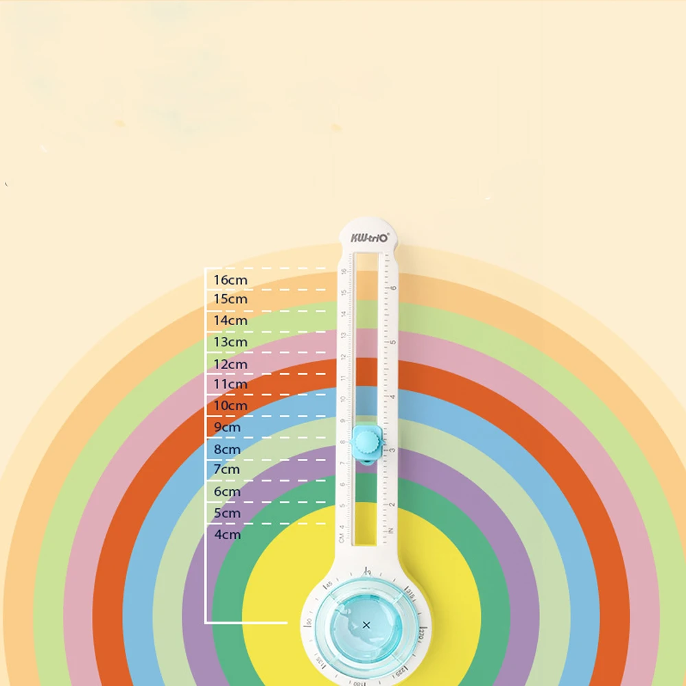 Fromthenon Large 360 Degree Hand Rotating Compass Cutter Cutting Tool Paper Cutter