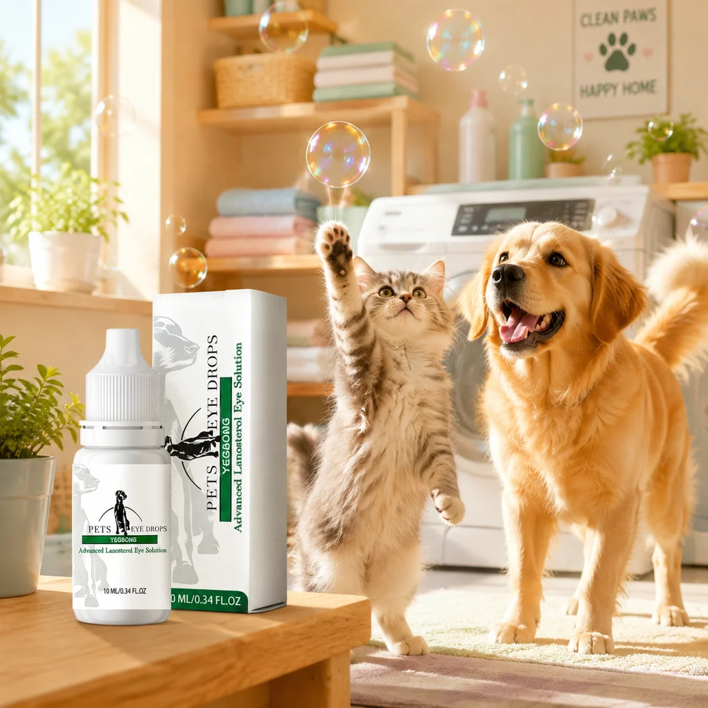 Universal Pet Eye Drops For Cats And Dogs Relief Dry And Redness Pet Hygiene Clean Products Effective Dogs Dirt Eliminate Drops