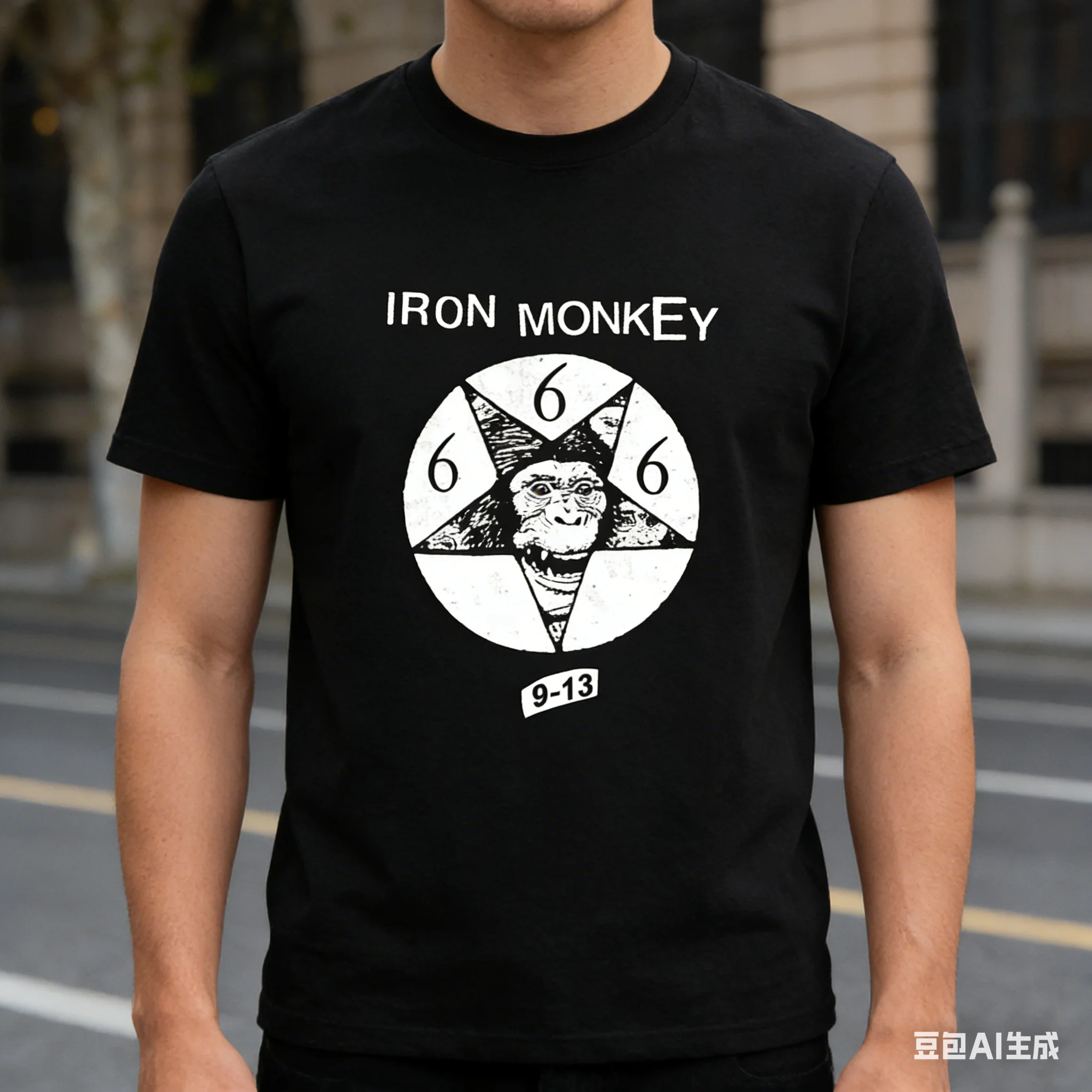 Iron Monkey T-Shirt Topping Sports Fans Luxury T-shirt Mens T Shirts  Graphic T-shirts Oversized T Shirt Vintage T Shirt