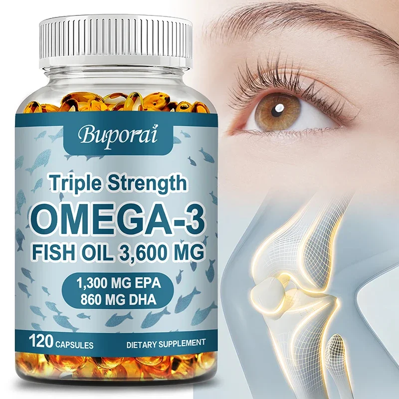 

Omega 3 Fish Oil - Benefits The Cardiovascular System, Protects Eye Fatigue, Cognitive Function, and Learning Ability