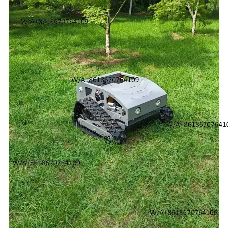 125cc 4-Stroke Cordless Lawn Mower Self-Propelled with 24V Wireless Remote Control for DIY Industrial & Agricultural Use