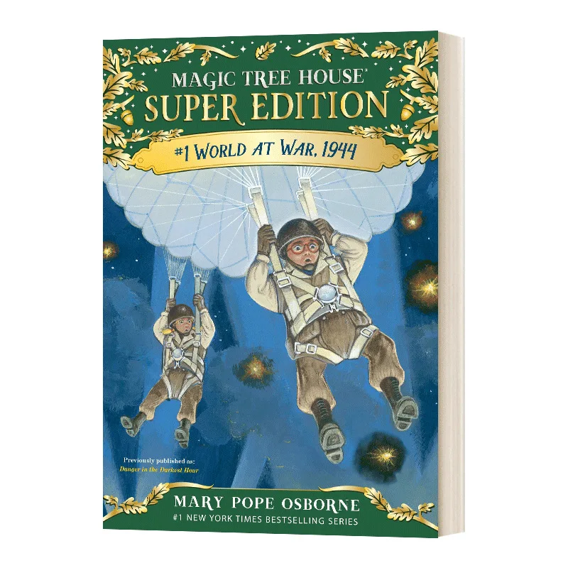 

English Original Book World At War 1944 Magic Tree House Super Edition Comic Book Full Color Comics
