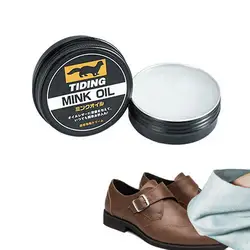 Leather Mink Oil Leather Repair Cream For Furniture 30ml Leather Shoes Bags Sofas Luxury Leather Care Maintenance Polishing Oil