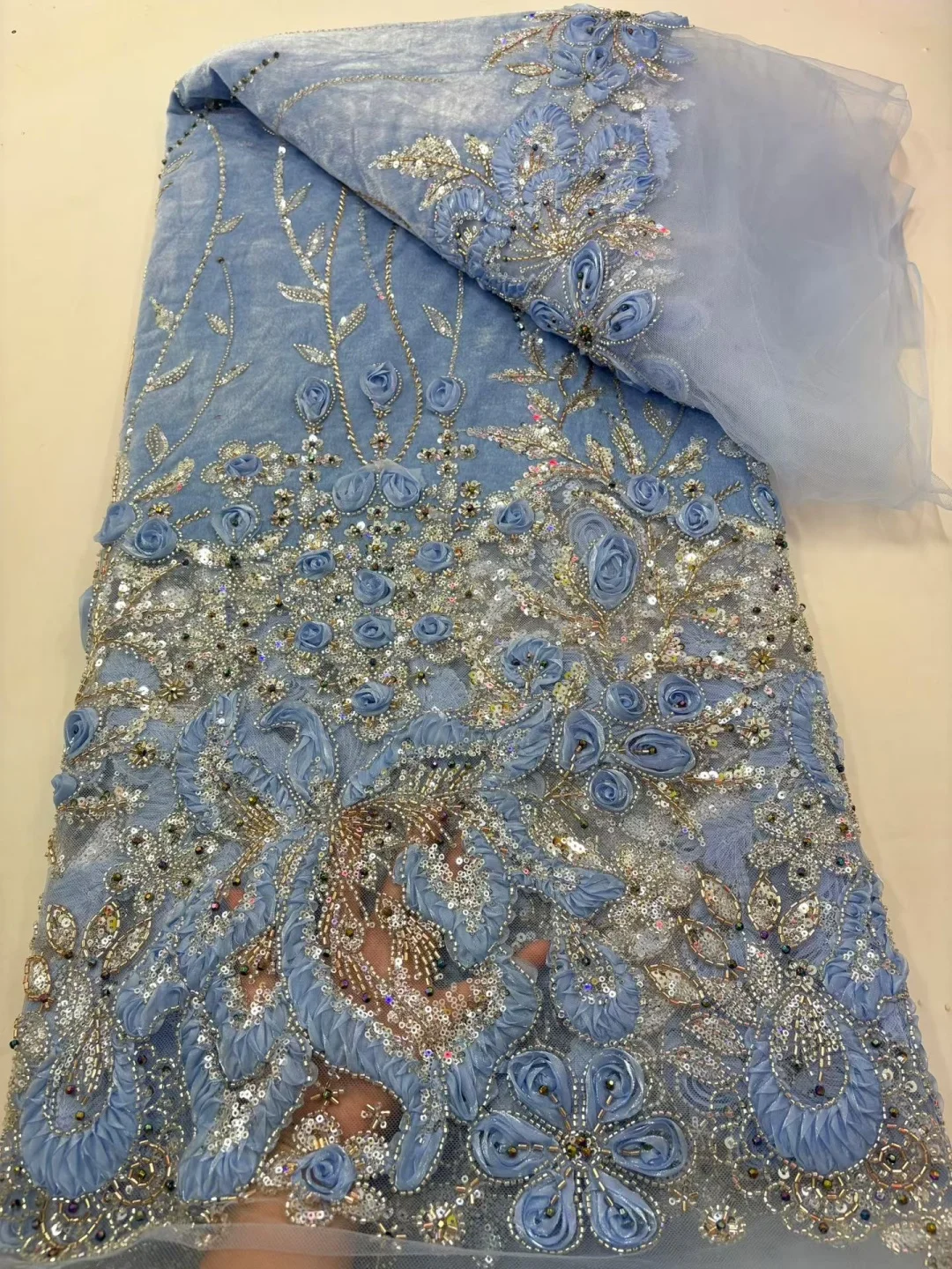 Sewing Velvet Fabric - African Sequins Velvet Lace Fabric Nigerian