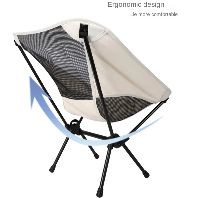 Outdoor Draagbare Opvouwbare Camping Stoel Maan Stoel Inklapbare Voetenbank Voor Wandelen Picknick Vissen Stoelen Stoel Gereedschap