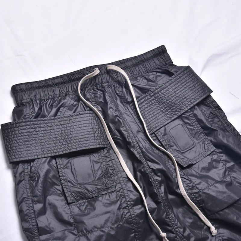 HKSH Primavera Verano nuevos pantalones finos hasta la rodilla pantalones cortos de moda de venta al por menor para hombres marea Chic diseño de nicho oscuro Capris HK0825