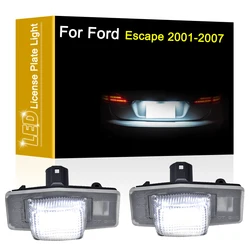 12V LED Number Plate Lamp For Ford Escape 2001 2002 2003 2004 2005 2006 2007 White License Plate Light Assembly
