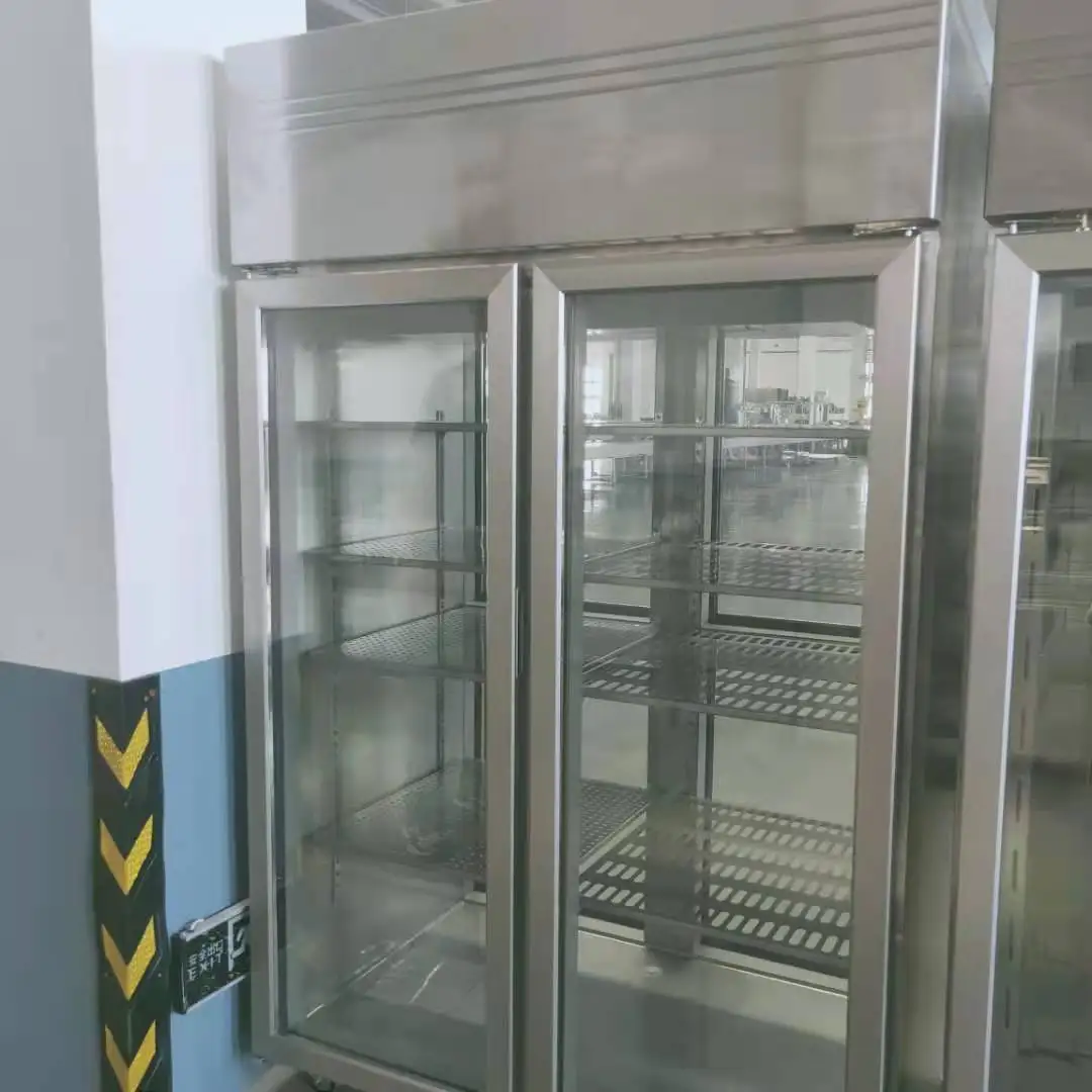 High Efficiency 3-Door Stainless Steel Refrigerator 1528L Big Capacity Portable Fresh-keeping Cold Freezer Chiller for Kitchen