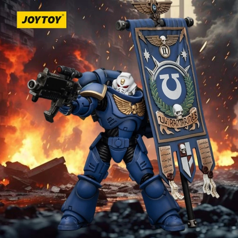 

JOYTOY Warhammer 40k Ultramarines Heroes Of The Chapter Primaris Ancient Posca Action Figures Doll Collect Original Model Gift