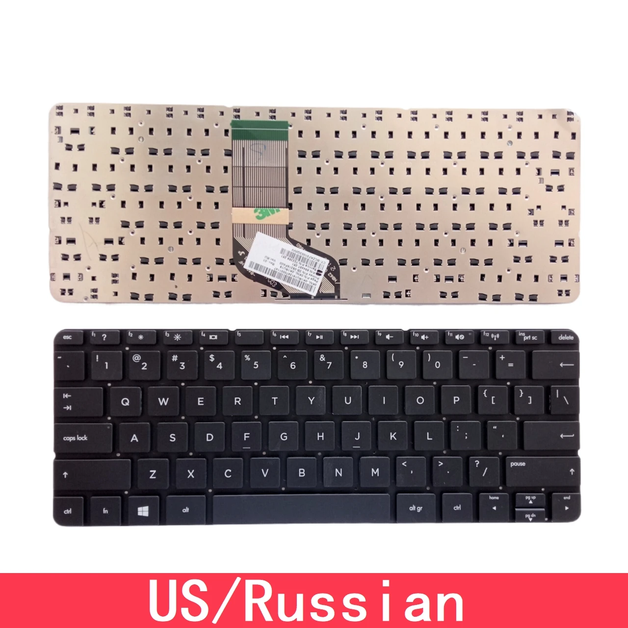 

Для HP ENVY X2 11,6 TPN-P104 Замена клавиатуры ноутбука США Русский