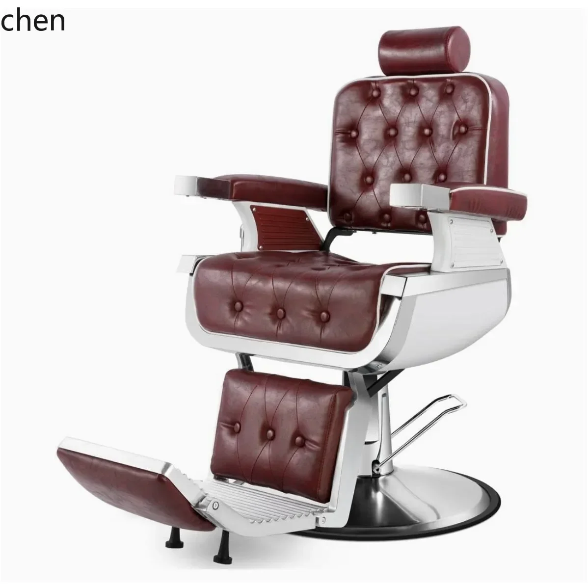 DSA  Metal Barber Chair Reclining Men's Oil Head Barber Chair Salon