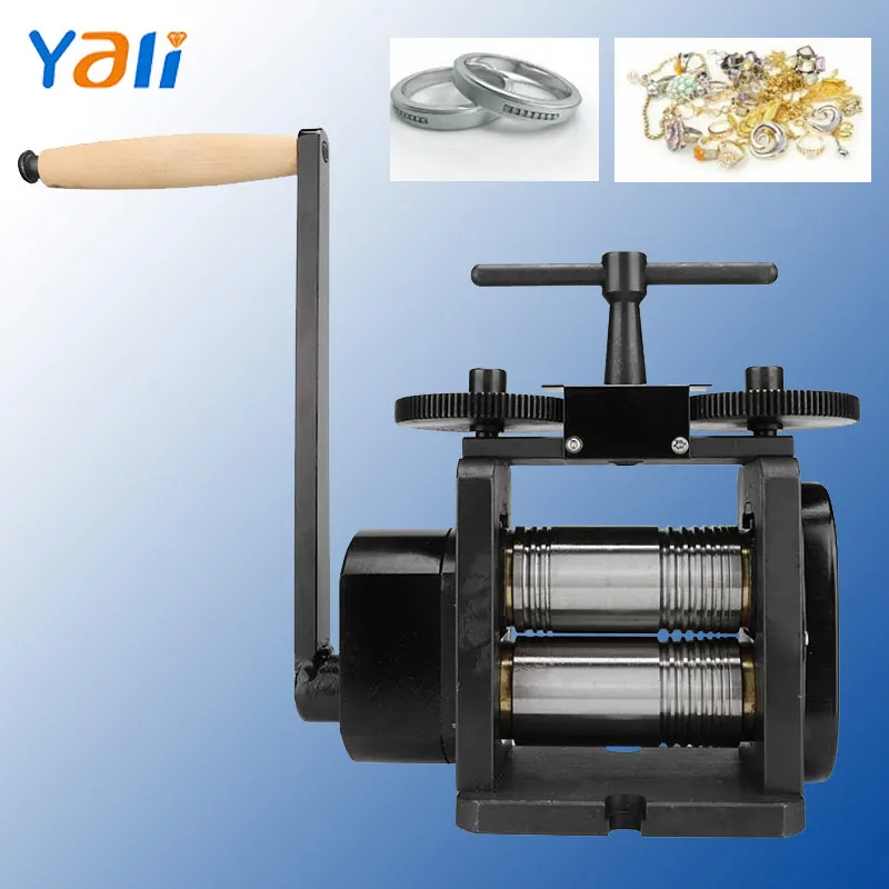 

110MM Ring Wire Flat Pattern Press Sheet Equipment Combination Rolling Mill Jewelry Making Machines