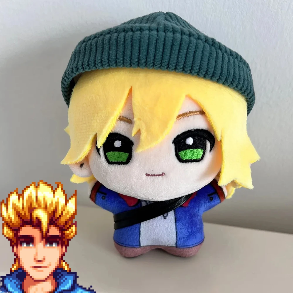 

Брелок для ключей Stardew Valley: Сэм, Хейли, Себастьян, Абигейл — милые плюшевые куклы-аксессуары для рюкзака