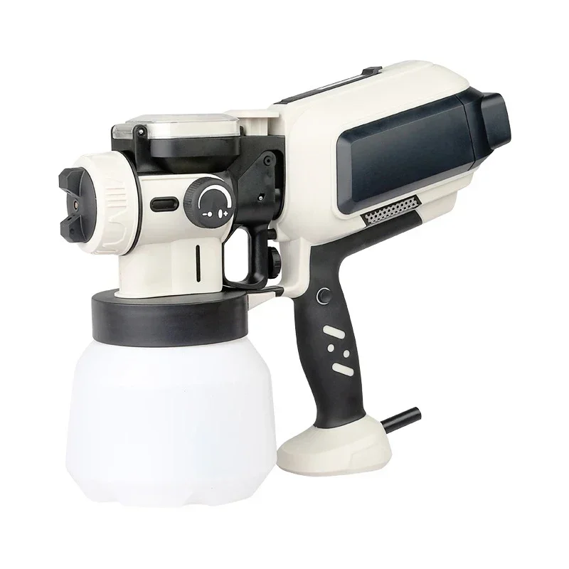 High-Power Electric Spray Gun with LED Light Separation Design for Paint Coating