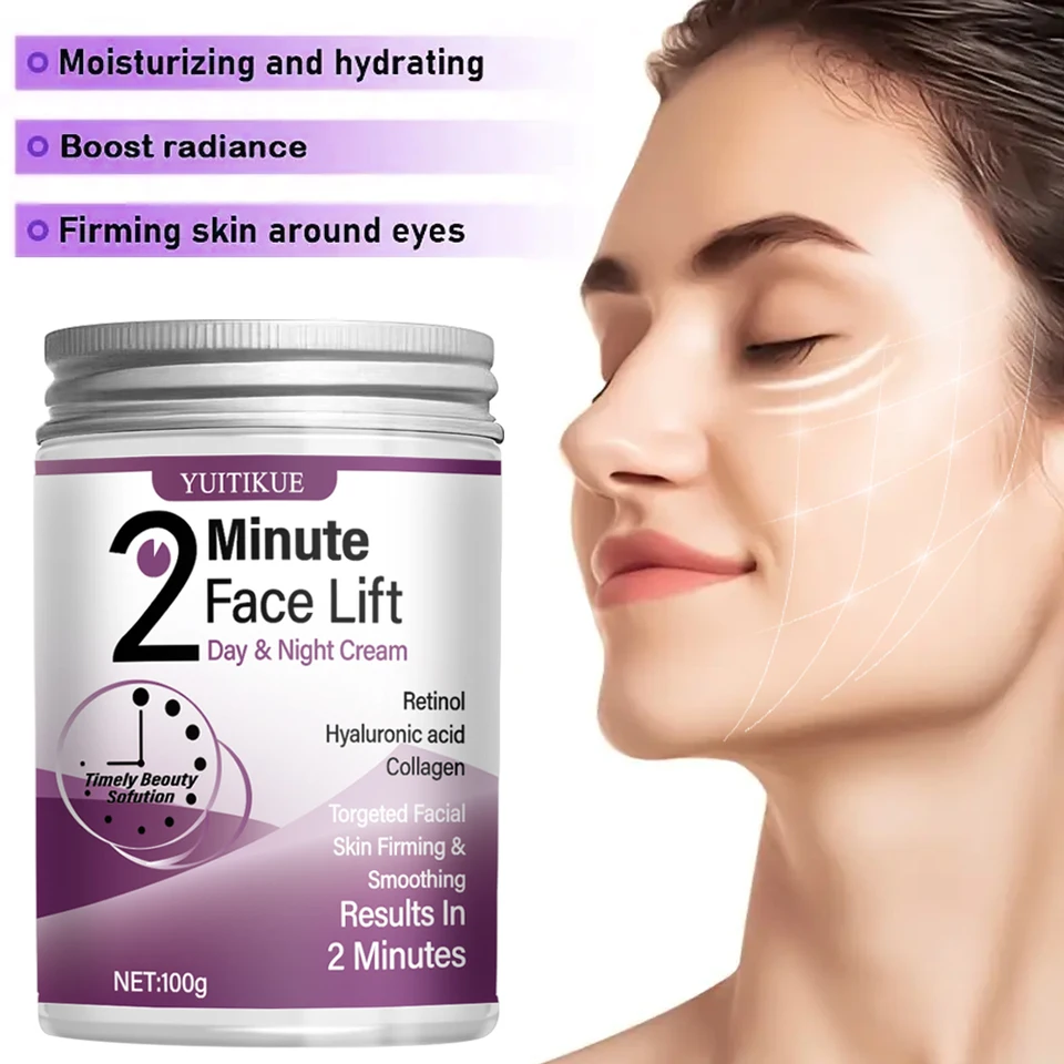 YUITIKUE 2 Minute Face Lift Cream 100g - Retinol & Collagen
