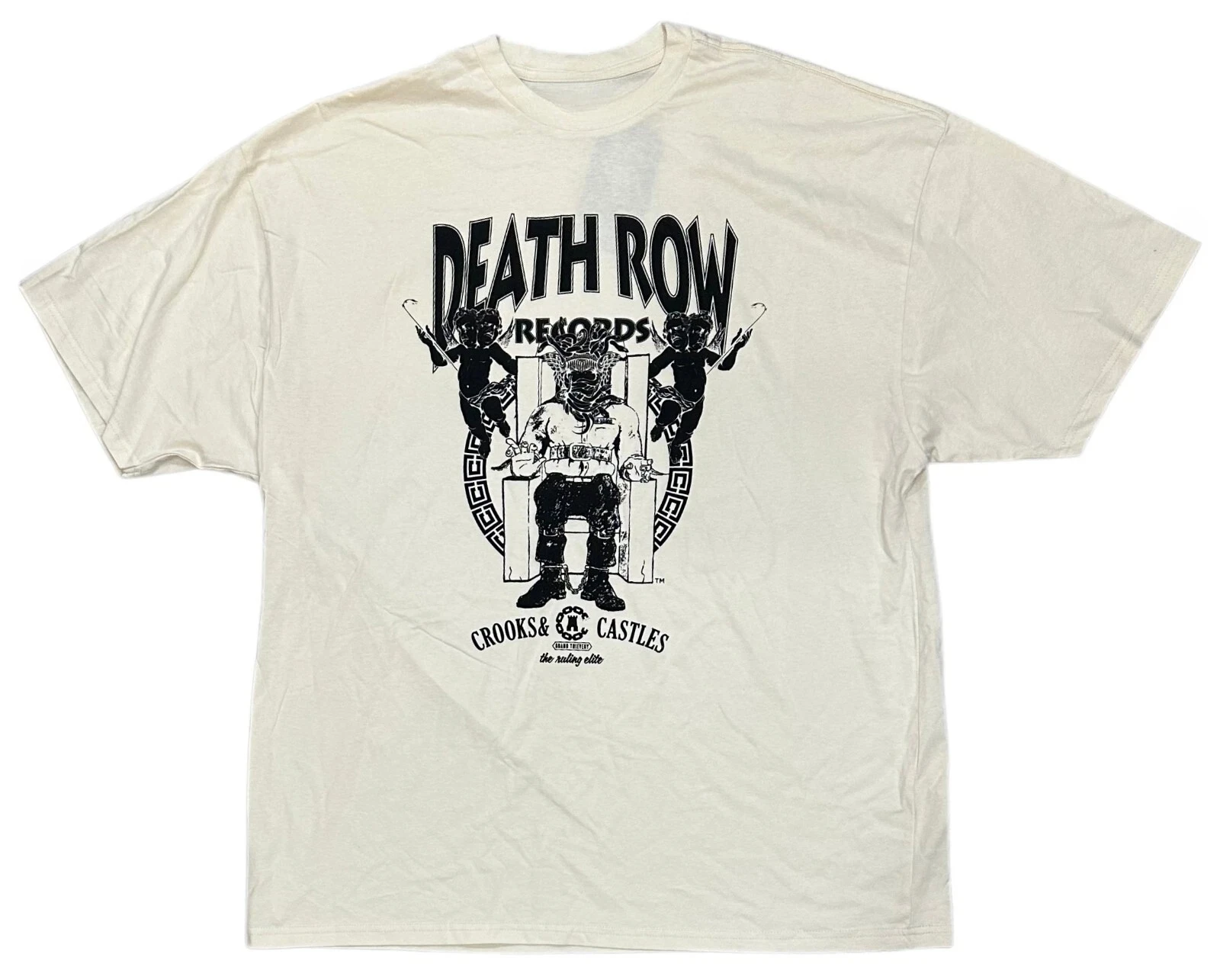 

Crooks & Castles Men's X Death Row Records Core Graphic T-Shirt in XX-Large High-end Luxury Is for Both Men and Women Top Y2k