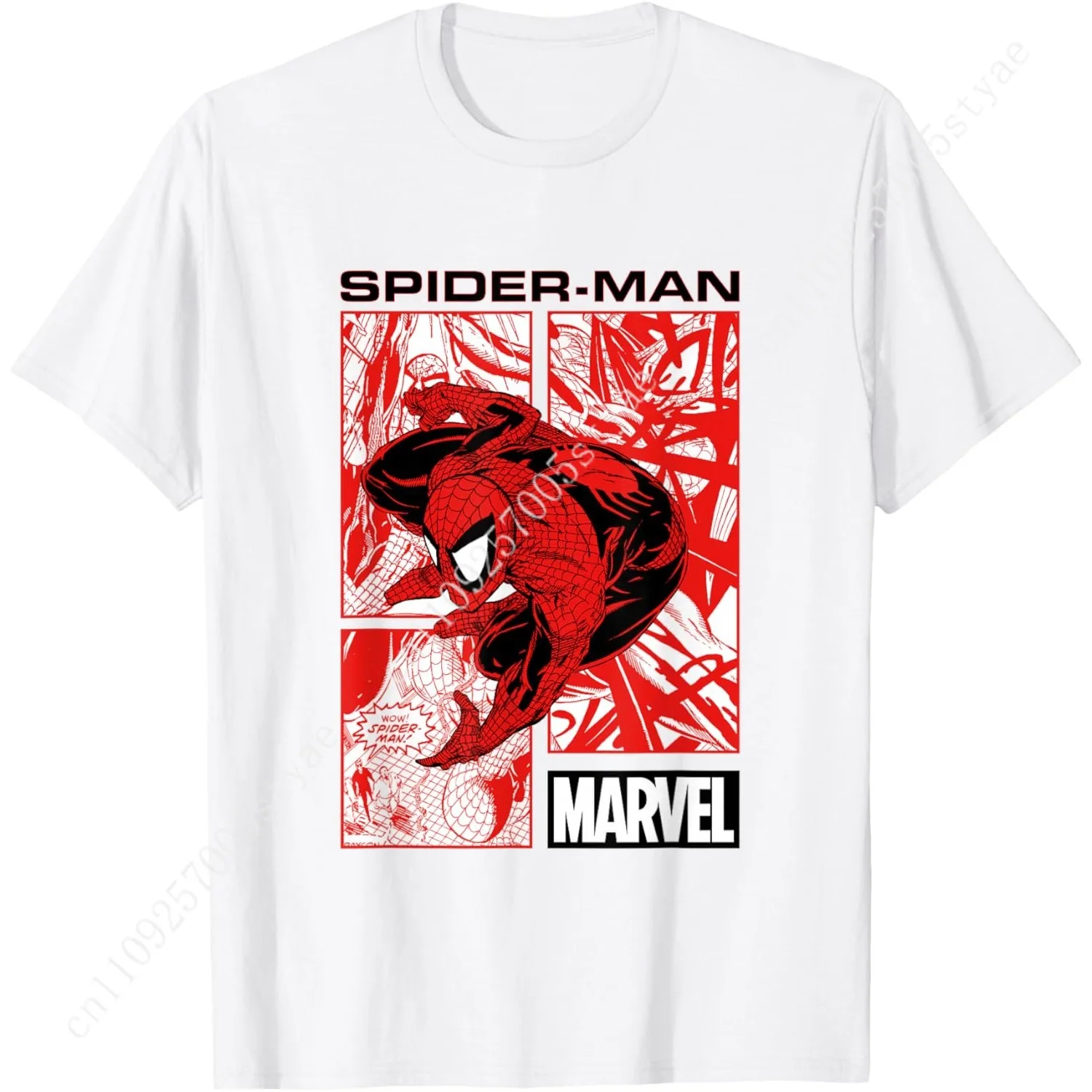 

Marvel Comics The Amazing Spider-Man Vintage Red Box Up T-Shirt Cosplay