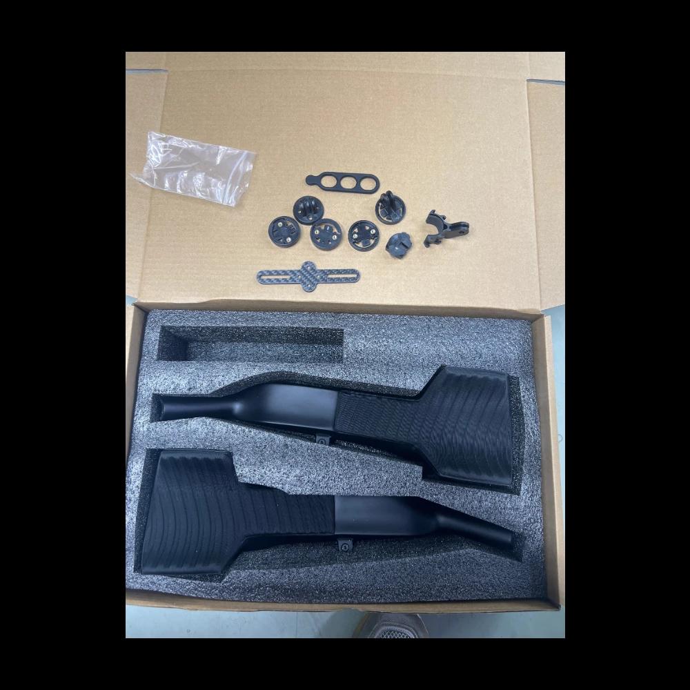 

Новый карбоновый удлинитель руля для велосипеда Tideace, для триатлона и гонок на время, велосипедные комплектующие, регулируемый угол наклона.