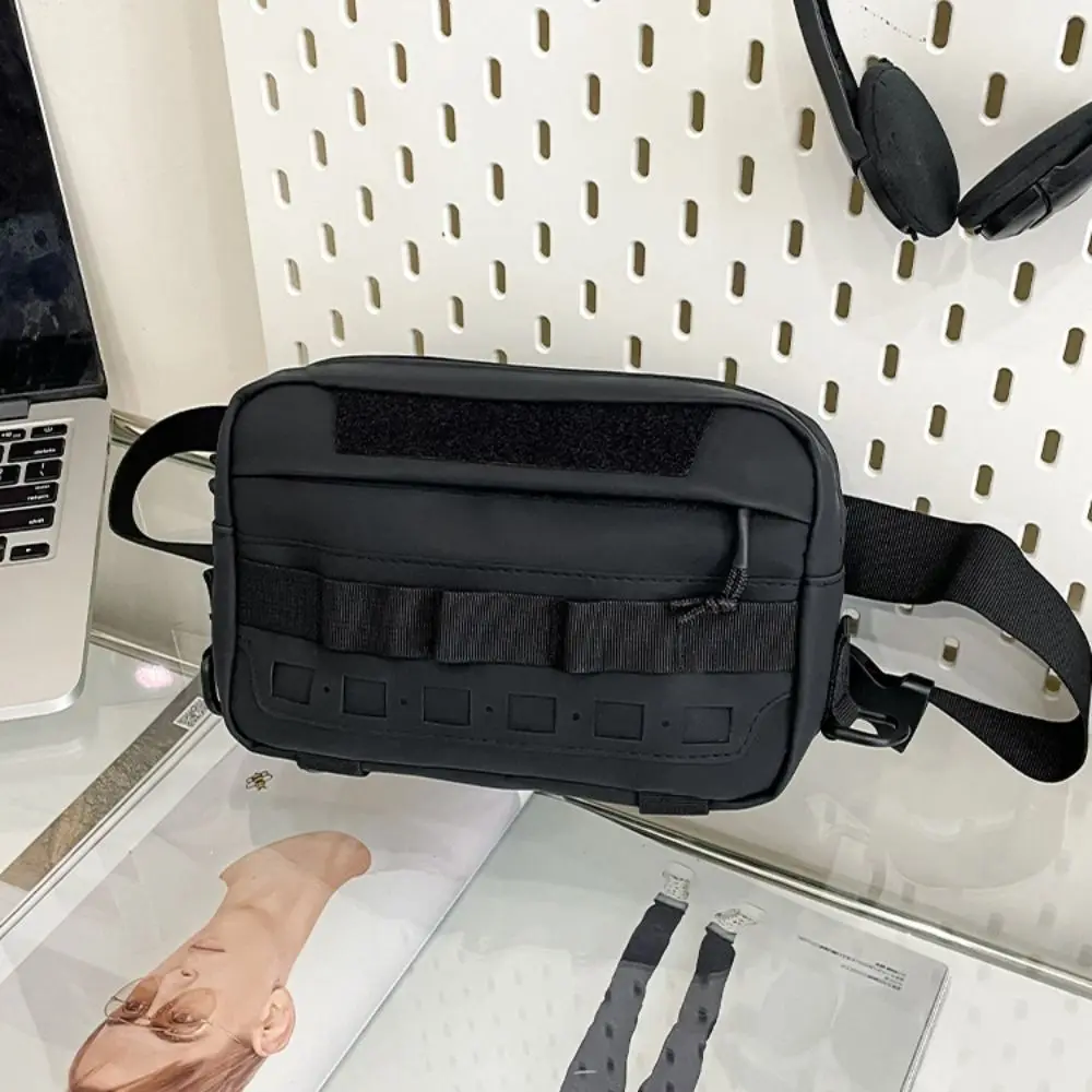 Adjustable Running Vest Backpacks Nylon Waterproof Sports Chest Pack Large Capacity Durable Camping Bum Bags Cycling