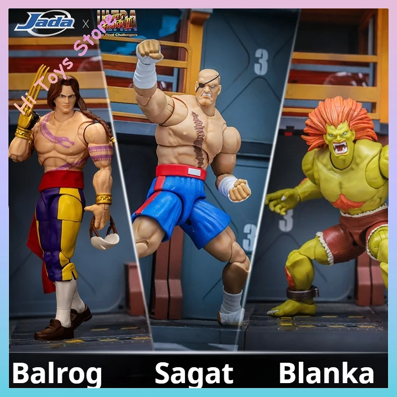 

В наличии оригинальная фигурка уличного истребителя Jada 1/12, мобильная фигурка, солдат Blanka Balrog Sagat, детские игрушки, подарок на день рождения