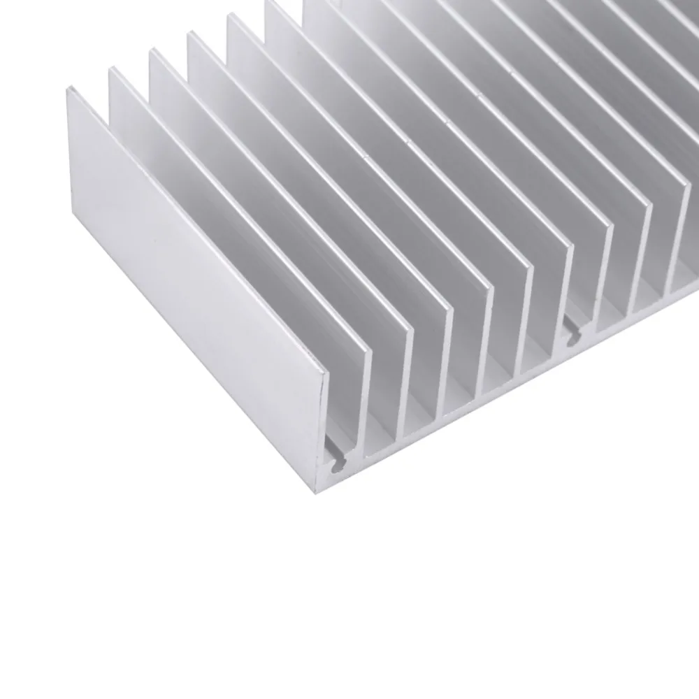 Efficient Cooling 150*60*25mm Heatsink 24 Teeth Silver Aluminum Heatsink Cooler Electronic Cooling