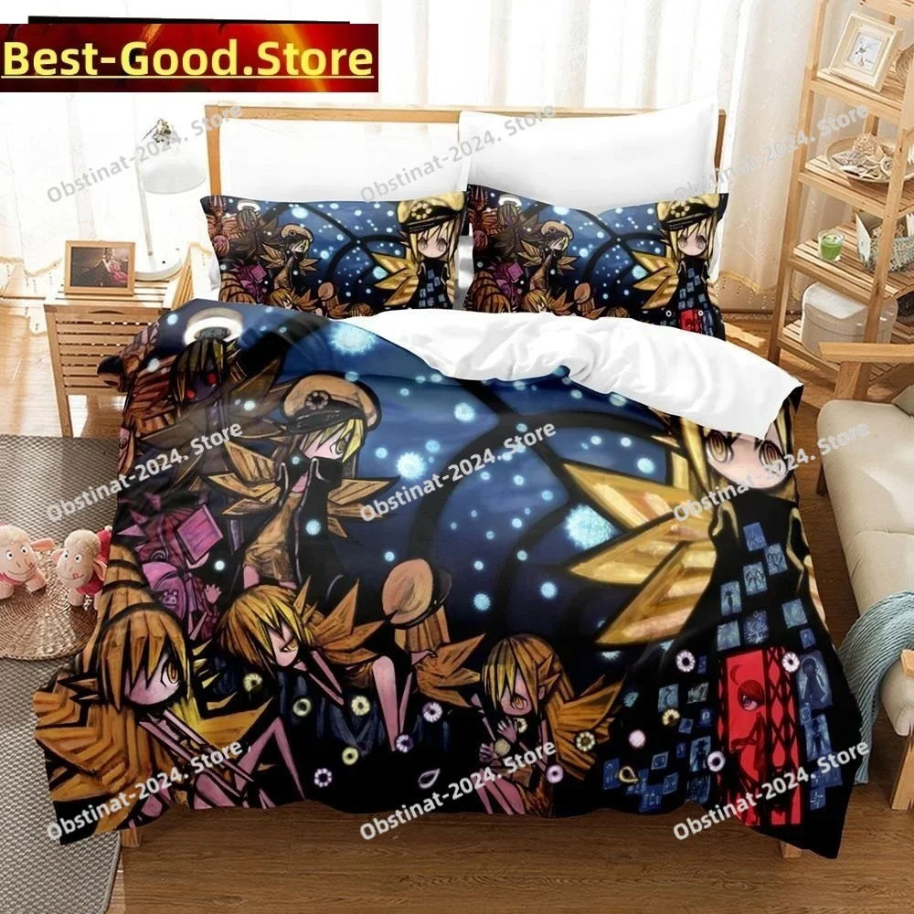 

Fashion 3D Print Anime Monogatari Series Printed Bed Set Duvet Cover Pillowcase Bedding Set Bed Linen Sheet Quilt Cover Full