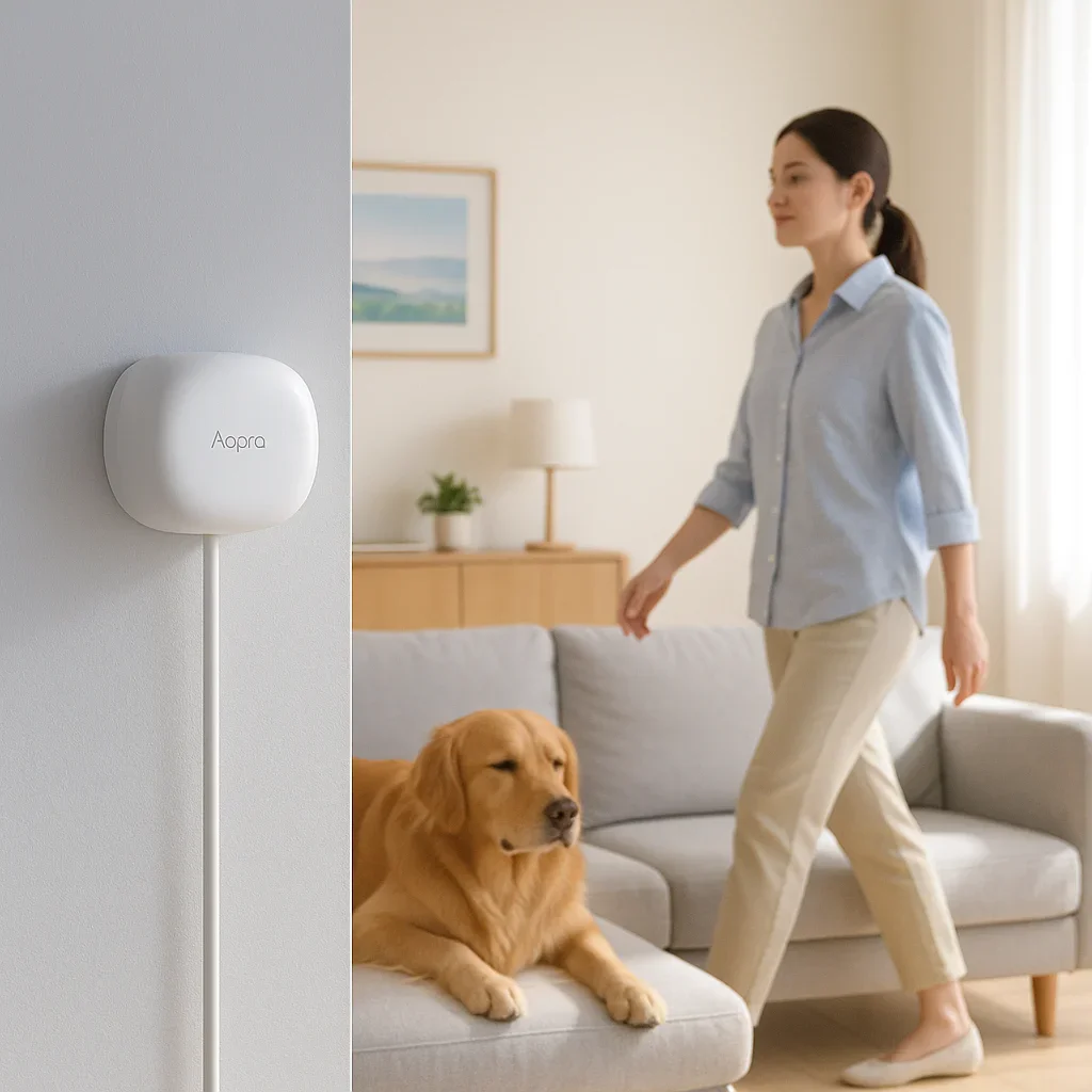 Aqara Human Presence Sensor FP1 Smart Human Body Exists Detector ZigBee 3.0 Intelligent  Smart Detection For Aqara Home Homekit