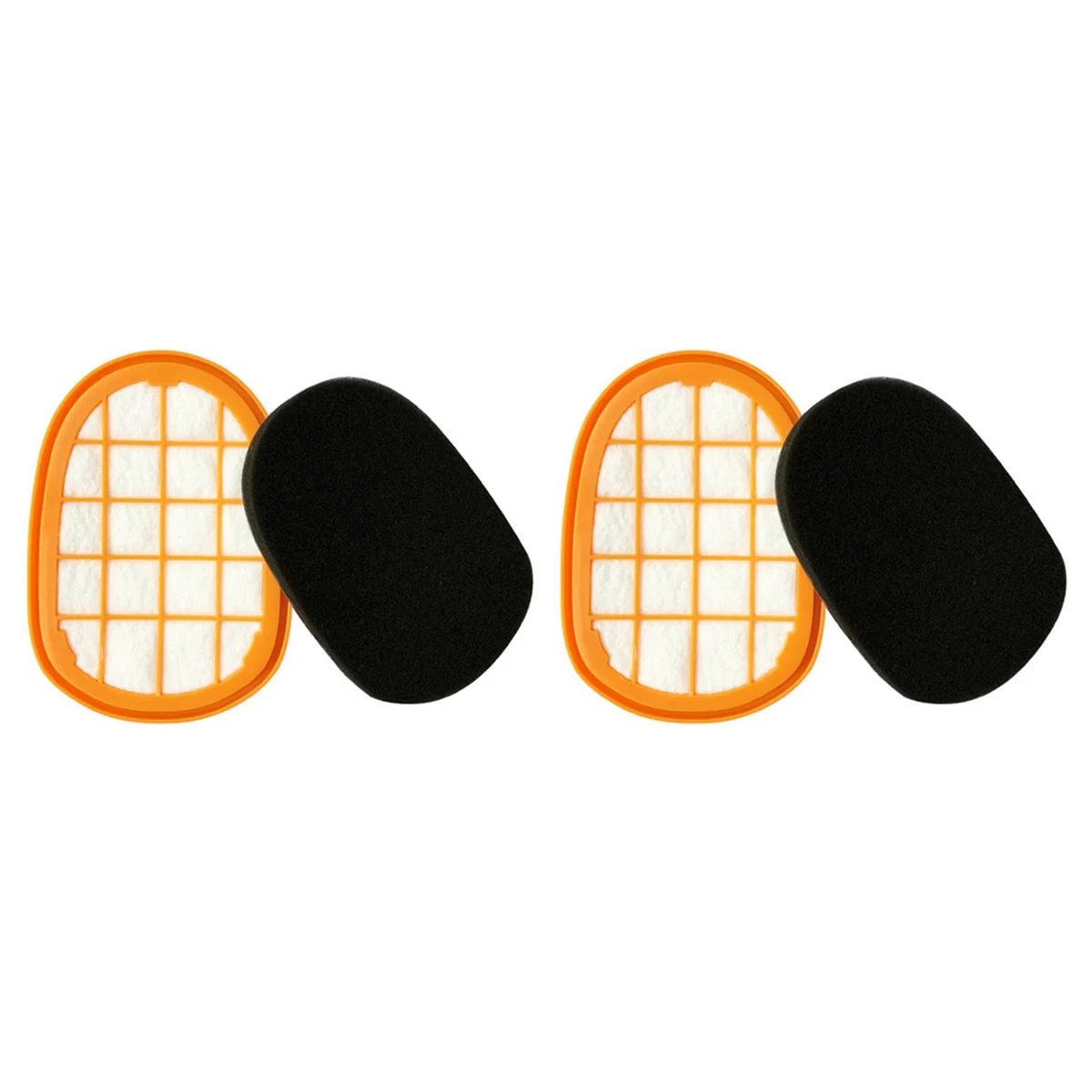 2Pcs Vacuum Cleaner Filter Accessories for Philips FC6822 FC6823 FC6827 FC6908 FC6906 FC6904 Vacuum Cleaner Parts