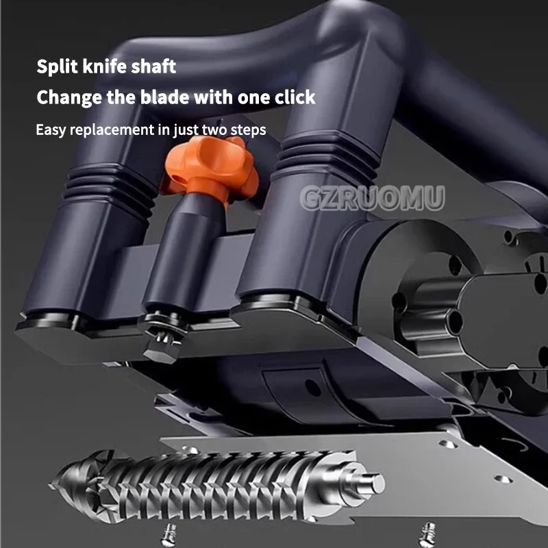 Electric Wall Planer 850W 220V Dust-Free Putty Machine for Old Wall Refurbishment Cement Planing And Polishing Tool