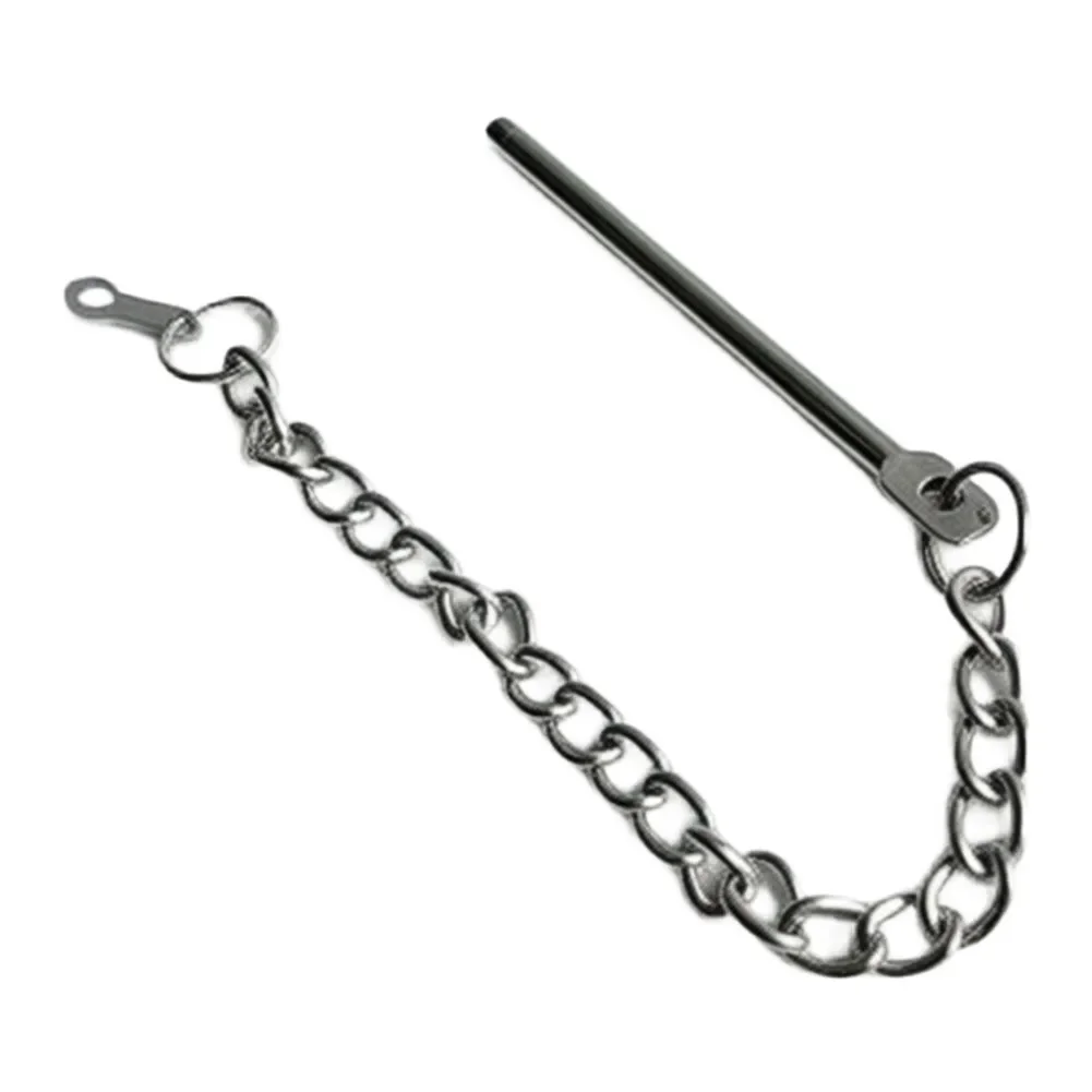 2-Pack Metal Pin Chain Sunshade Fixing Accessory For Outdoor Patio Garden Umbrella Anchoring And Secure Umbrella Support