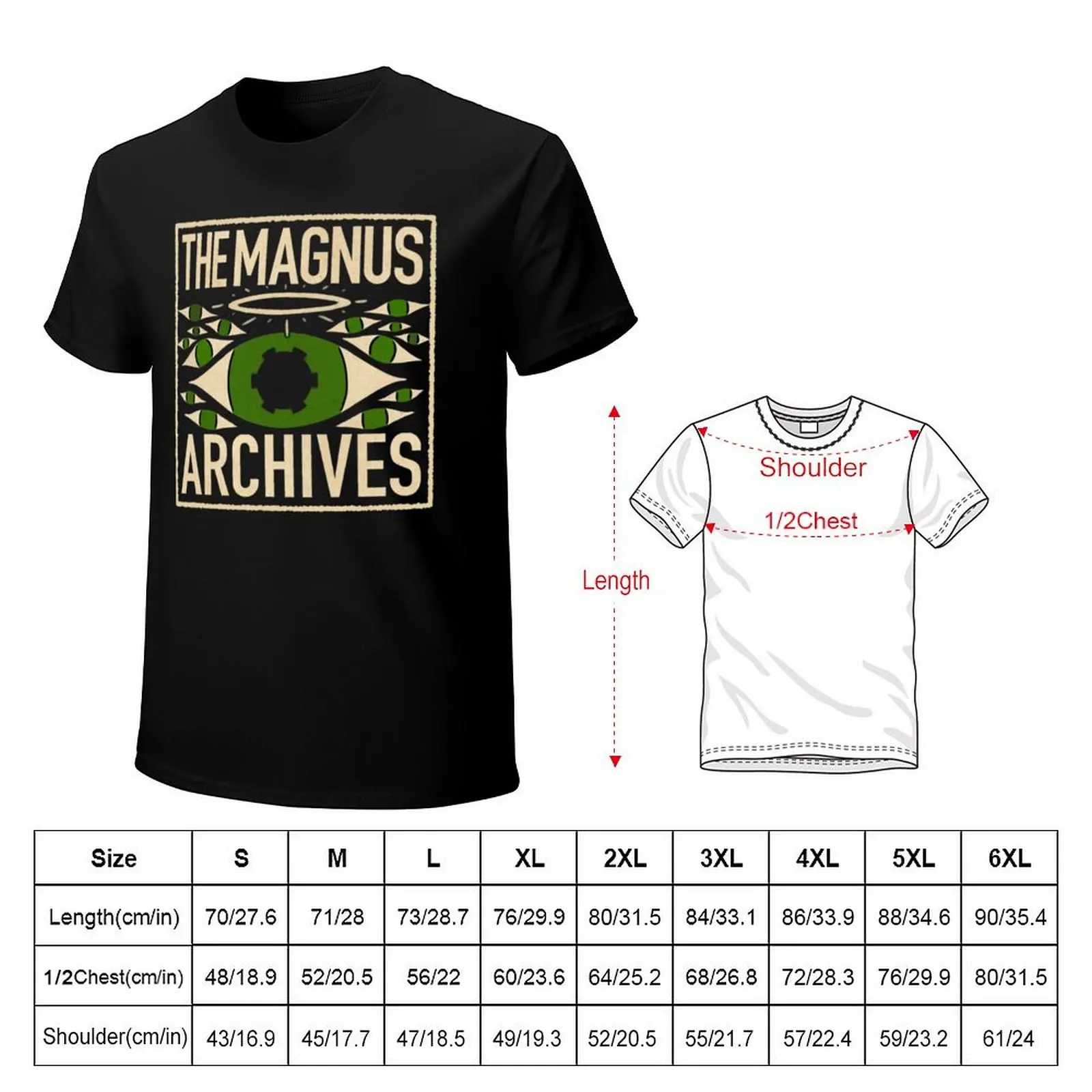 the magnus archives vintage T-Shirt cotton t shirts high quality T-Shirt