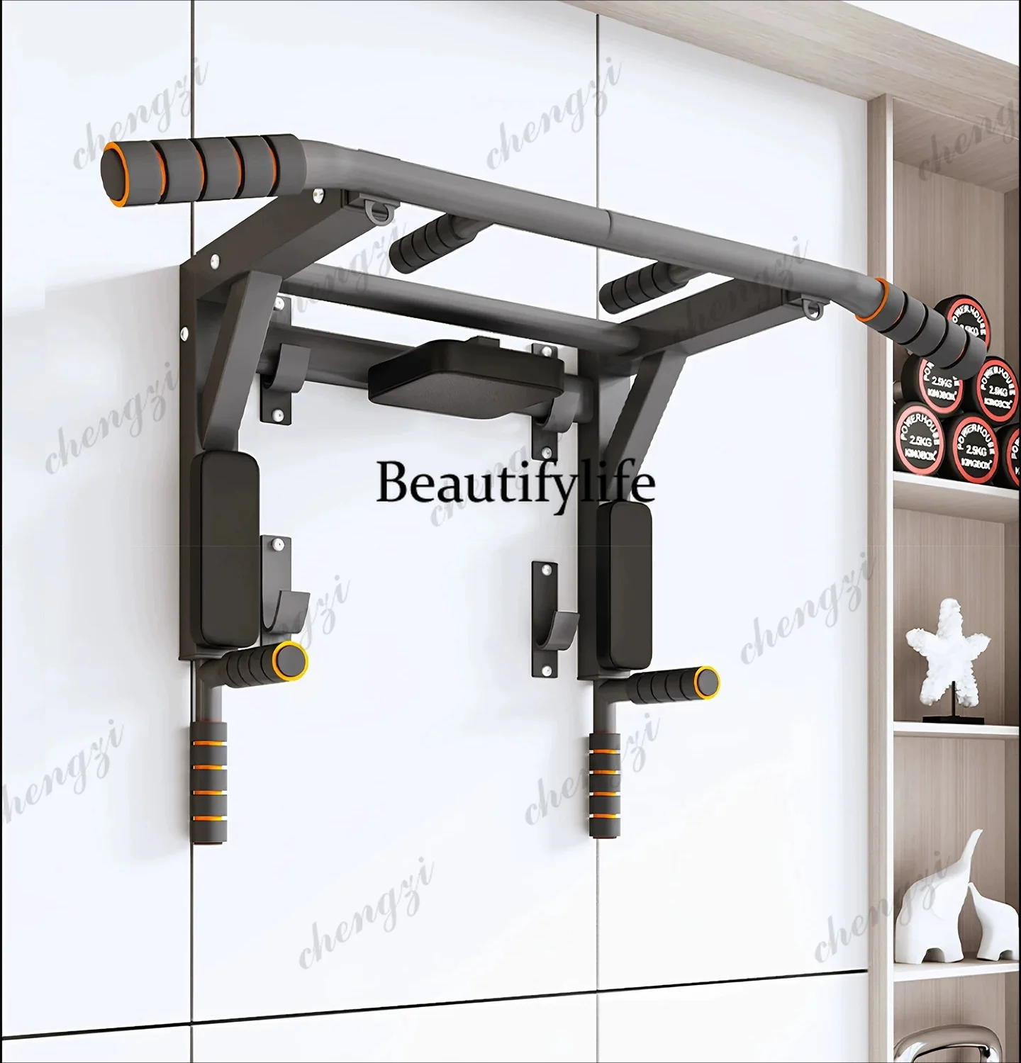Pull-ups Indoor horizontal bars Home fitness equipment Wall multi-function, all-round training