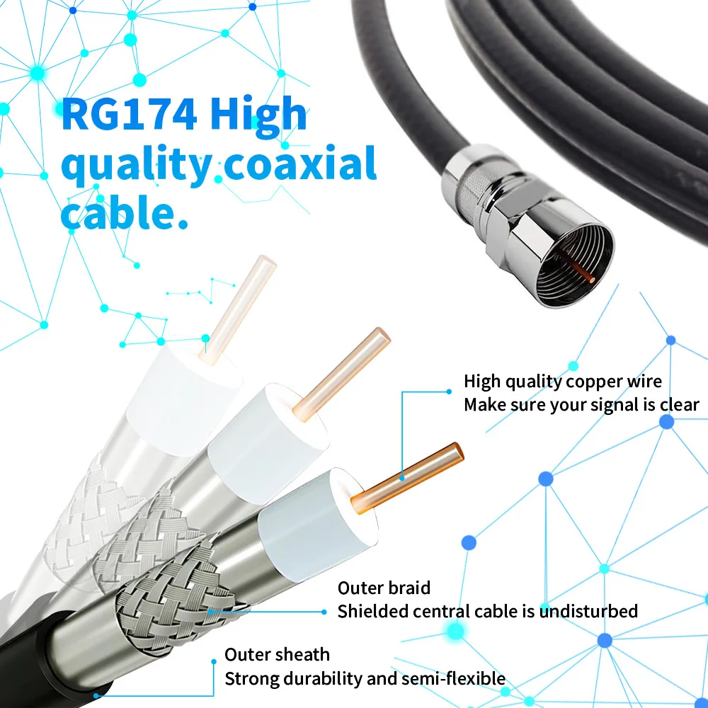 4K/1080P High-Definition Digital Tv Antenna Magnetic Base 4 Long-Distance Receiving Vhf Uhf Amplification Digital Antenna Suitable