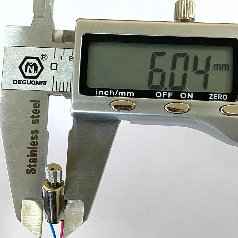تيار مستمر 0.5 فولت-1.5 فولت 1.2 فولت صغير 6 مللي متر × 12 مللي متر Coreless الاهتزاز المحرك مايكرو هزاز لتقوم بها بنفسك مدلك غمبد