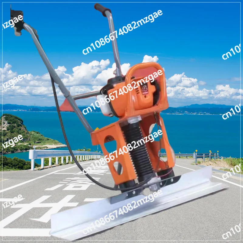Righello vibrante righello palo portatile costruzione di edifici terreno di cemento pulpa vibrante sollevamento livellatore manuale pavimentazione