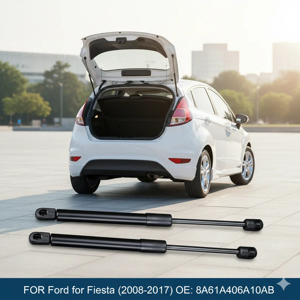 2PCS Rear Tailgate Boot Trunk Gas Spring Struts For Ford Fiesta Vi 2008-2019 8A61A406A10AB 8A61A406A10AC