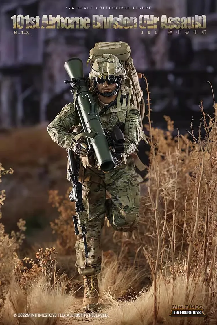 ألعاب مرات صغيرة 1/6 M043 101st قسم محمول جوا جندي الاعتداء الجوي عمل الشكل 12 ''تمثال ذكر مجموعة كاملة نموذج قابل للجمع #5