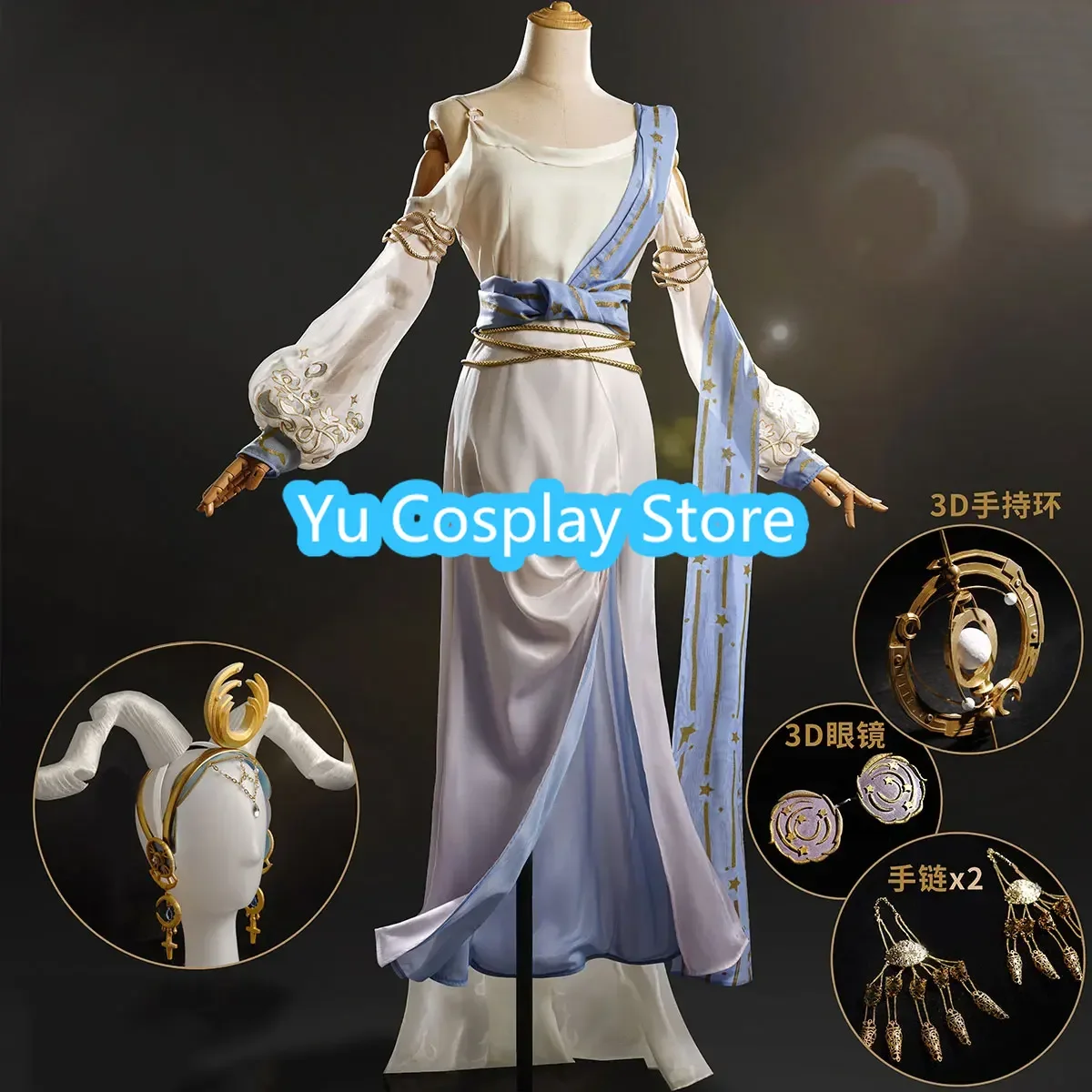 Game Identity V Priestess Fiona Gilman Cosplay Costume Women Cute Dress Party Suit Halloween Uniform Anime Clothing Custom Made