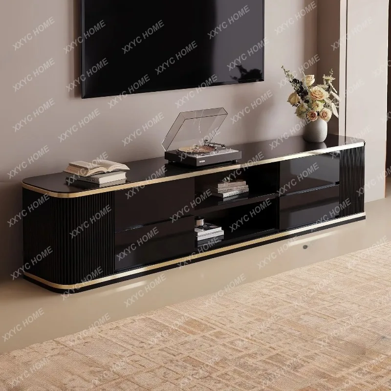 XX2025 light luxury coffee table living room new creative high-end extended large apartment TV cabinet
