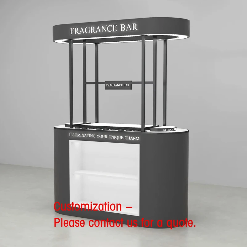 custom.Custom LED Perfume Display Shelves | Luxury Perfume Showcase Furniture | One-Stop Perfume Shop Interior Design & Display